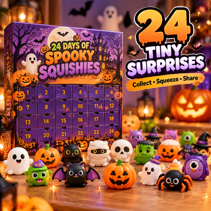 🎃👻 24 Days of Spooky Squishies | Halloween Surprise Countdown 🎁🧡