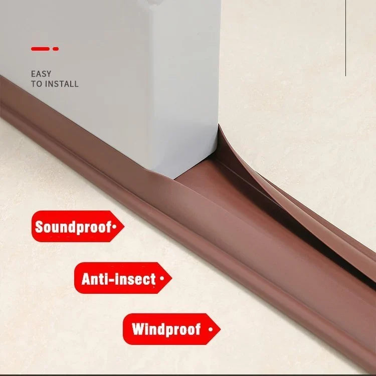 Close the Gap – Cut-to-Fit Door Bottom Draft Seal