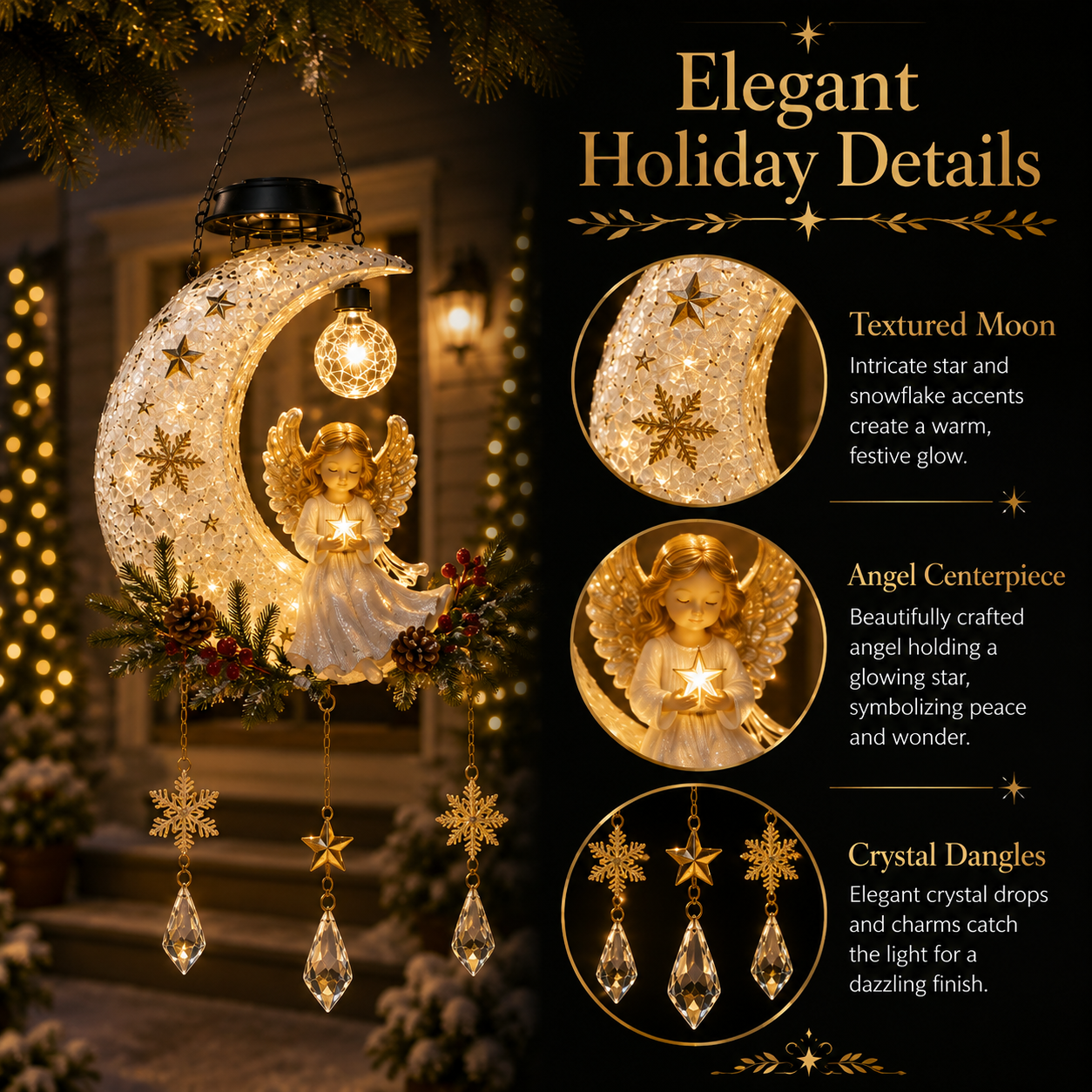 🔥Hot Sale 49% OFF👼 Christmas Angel Moon Light