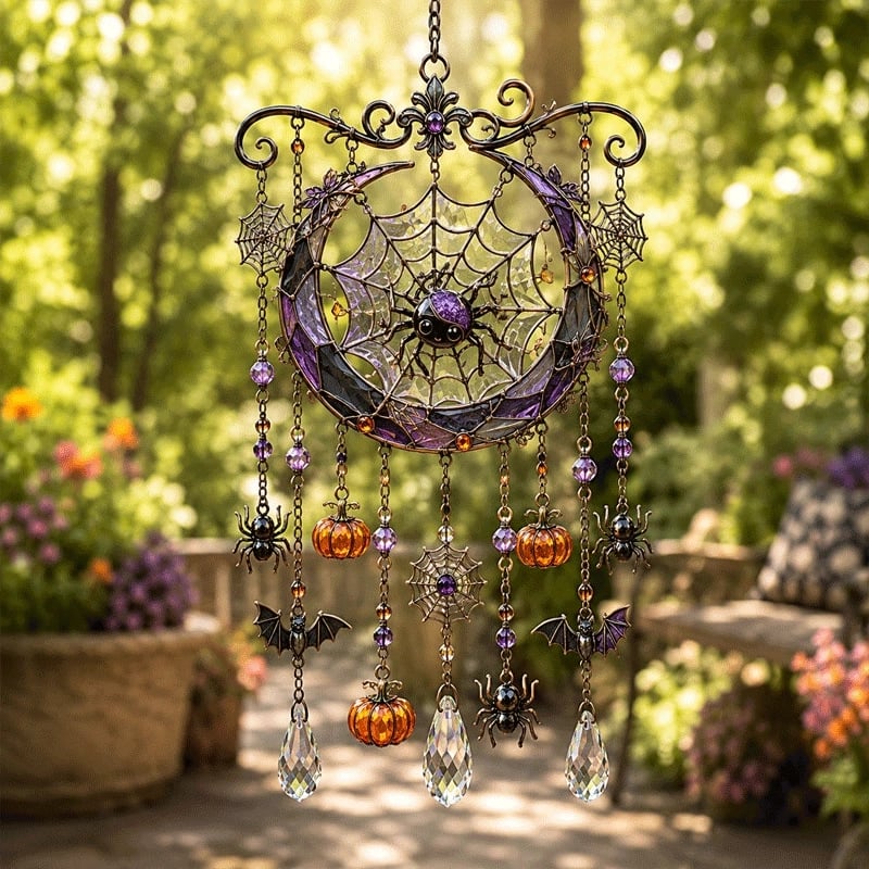 🔥Last Day 49% OFF - Halloween Suncatcher Wind Chime
