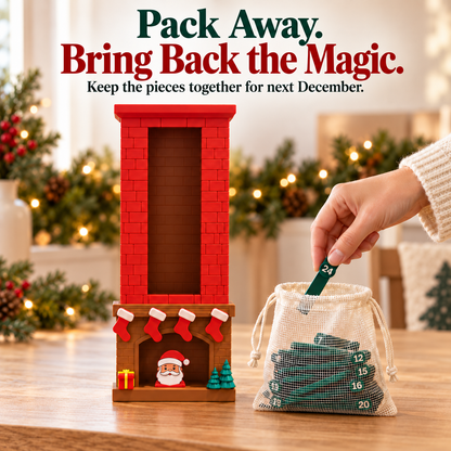 🎅 24 Mornings of Christmas Magic – Santa Chimney Advent Calendar