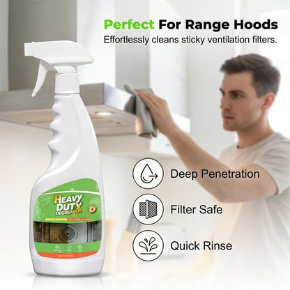 🔥52K+ Sold🧽 Heavy-Duty Kitchen Degreaser Spray + Free Cleaning Towel