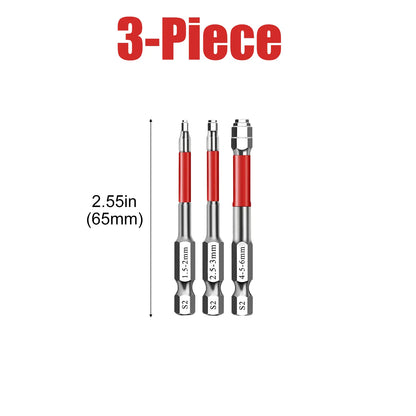 6-Piece Magnetic Hex Driver Bit Set
