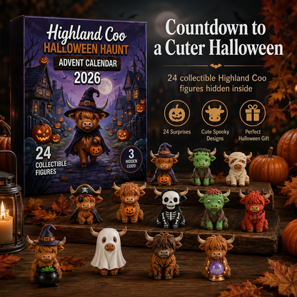 2026 Highland Coo Halloween Advent Calendar – 24 Collectible Figures