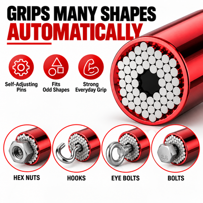 Universal Grip Socket – One Tool for More Everyday Fasteners