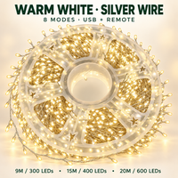 Warm White – Silver Wire