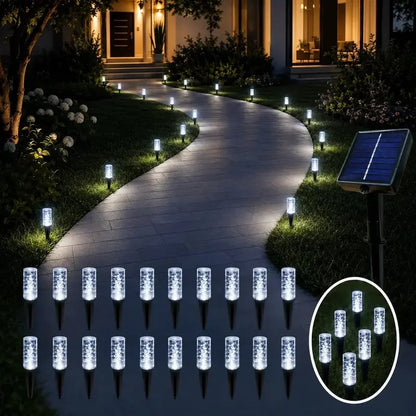 ☀️Set of 20 LED Solar Garden Stake Lights