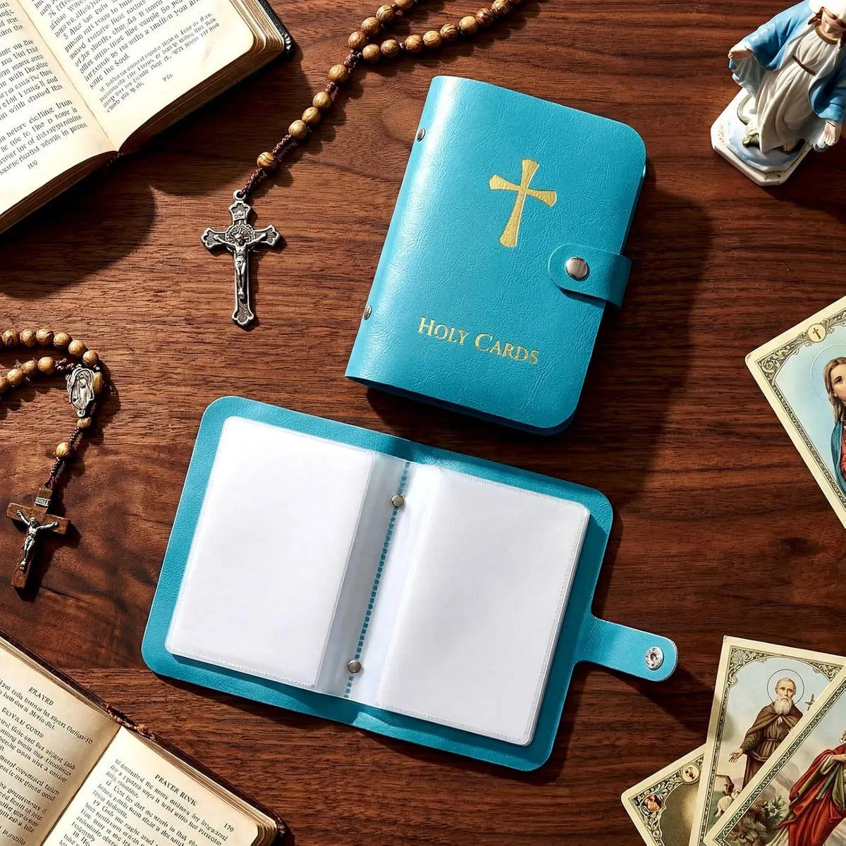 ✝️Catholic Holy Card Holder – Keep Your Favorite Prayer Cards Close