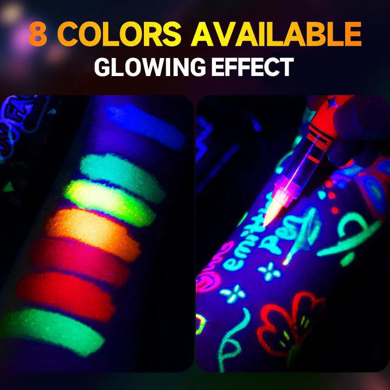 📢📢HOT SALE !!!✨UV Glow Face and Body Paint Markers Set