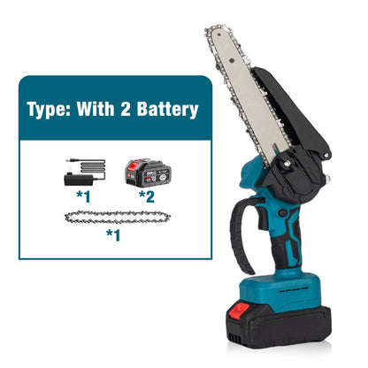 ⚡ 6-Inch Cordless Mini Chainsaw – Cut Faster, Work Easier