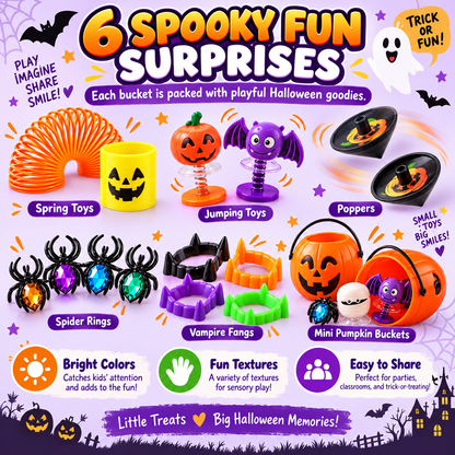 🎃144PCS Halloween Toy and Gift Set for Kids