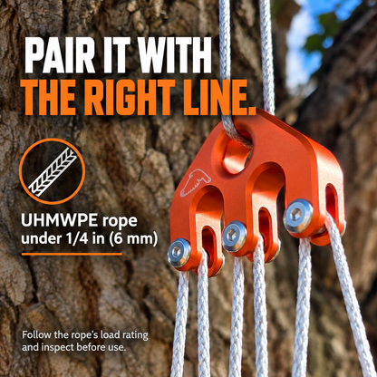 Game & Gear Hoist - Block and Tackle System