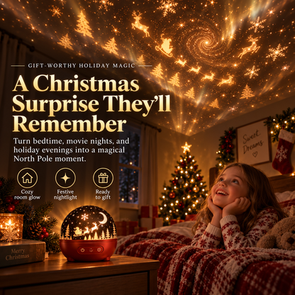 🎄 North Pole Galaxy Light – Christmas Room Projector