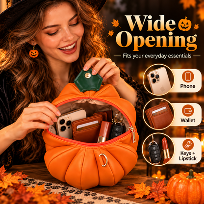 🎃 Pumpkin Crossbody Purse – Your Fall Outfit’s Finishing Touch