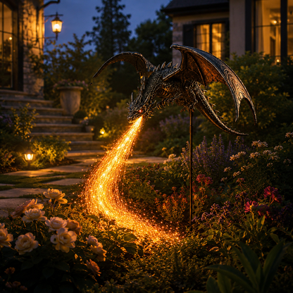🐉Solar Dragon Fire Garden Light-Your Garden Breathing Fire After Dark