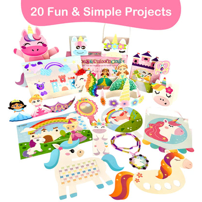 20-in-1 Paper Craft Kit for Kids | Creative DIY Arts & Crafts Box