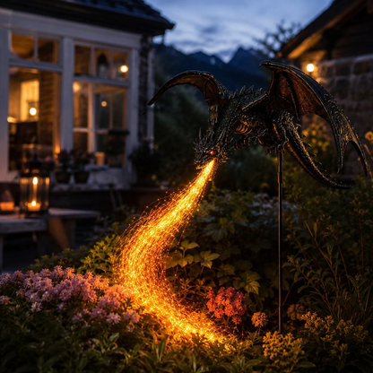 🐉Solar Dragon Fire Garden Light-Your Garden Breathing Fire After Dark