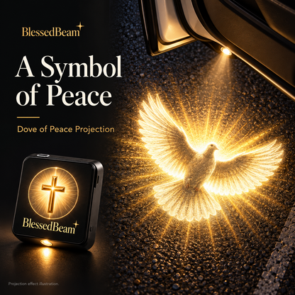 ✝️✨ Christian Car Door Projector Light – Illuminate Every Drive with Faith! 🚗🙏