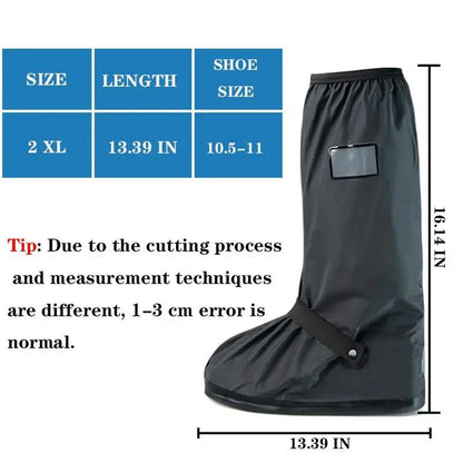 🌧️ Waterproof Rain Boot Covers – Reusable & Foldable Shoe Protection