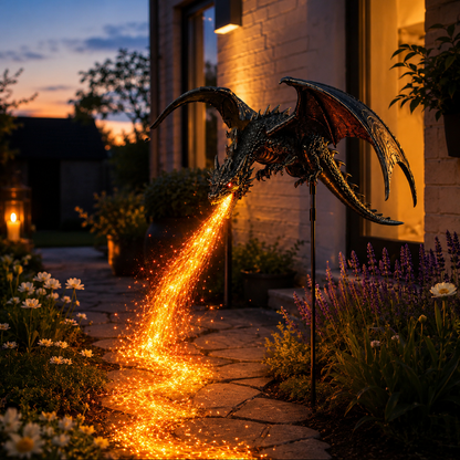 🐉Solar Dragon Fire Garden Light-Your Garden Breathing Fire After Dark