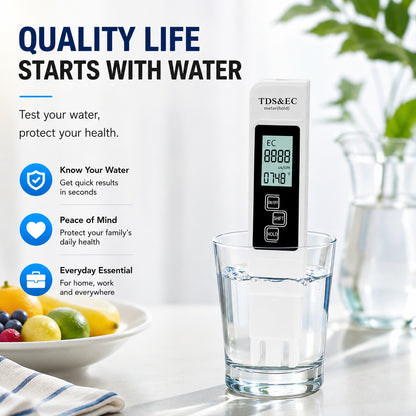 Portable Water Quality Tester – Quick Water Check for Home & Travel
