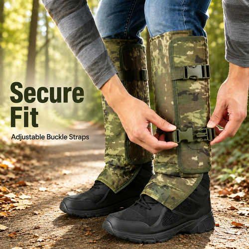 🐍 Snake-Resistant Outdoor Leg Gaiters – Protective Gear for Hiking, Hunting & Yard Work