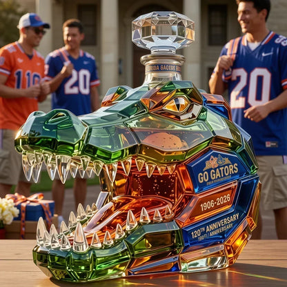 🐊Crocodile Glass Decanter – Turn Your Bar Into a Statement