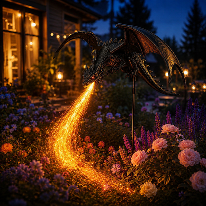 🐉Solar Dragon Fire Garden Light-Your Garden Breathing Fire After Dark