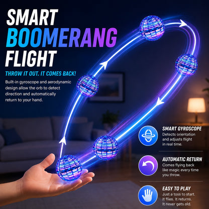 Flying Orb Ball – The Magic LED Boomerang Toy Everyone Loves