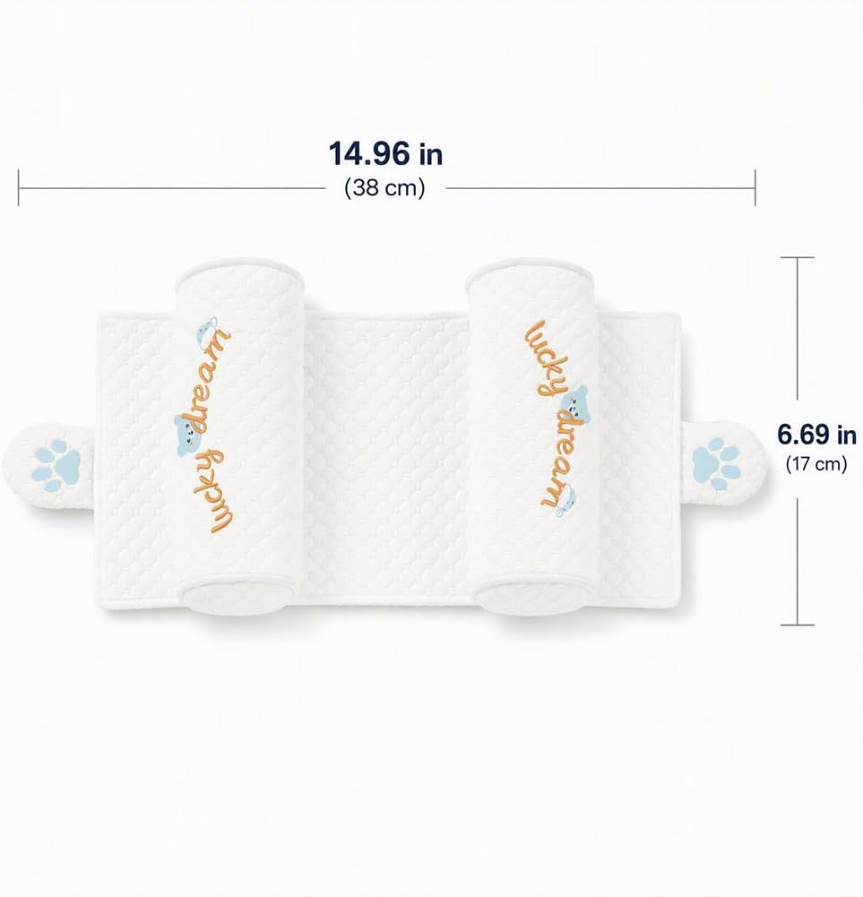 ⭐🧸 Adjustable Baby Pillow – Soft & Breathable Support for 0–6 Months