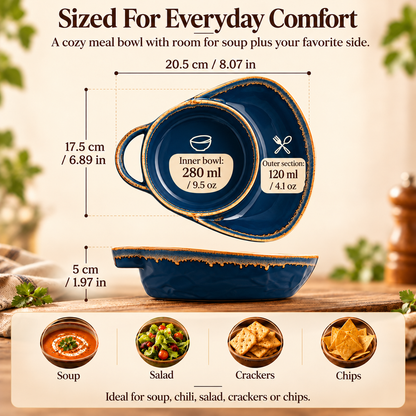 ✨Handmade Soup & Sandwich Bowl Set / Cozy Meals🥣