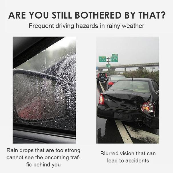 💧 Car Side Mirror Anti-Fog Film – Rain-View PET Sheets