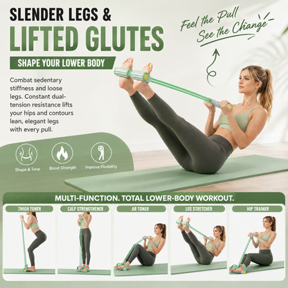 ✨💪Multi-Tube Pedal Resistance Band for Home Workout