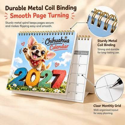 🎄🎁Christmas Sale 🐕Chihuahua 12 Month Wall Calendar