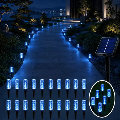 ☀️Set of 20 LED Solar Garden Stake Lights