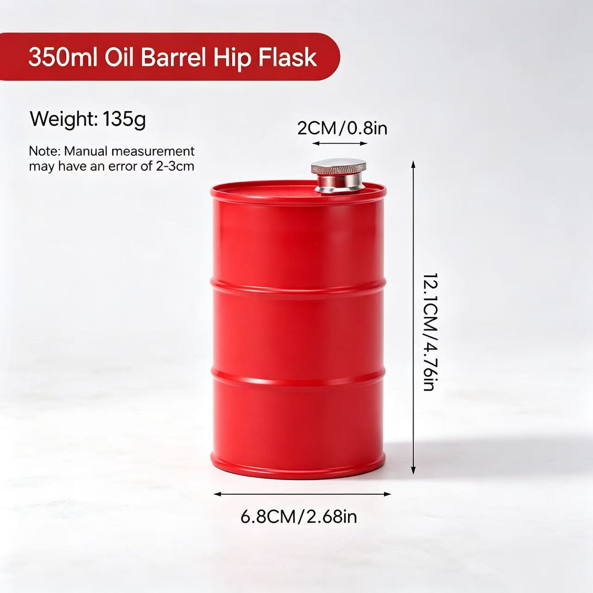 🛢️ Oil Drum Barrel Cup — Stainless Steel Industrial-Style Drinkware