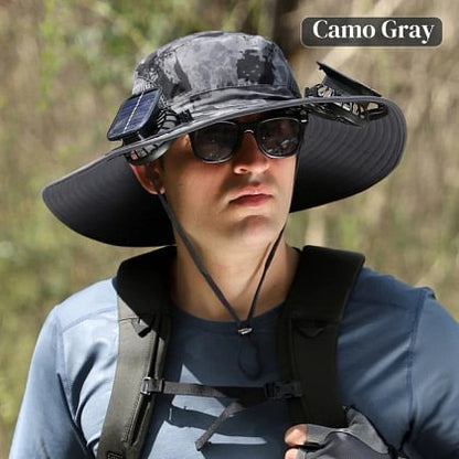 🔥HOT SALE NOW 45% OFF🔥Solar Cooling Sun Hat – Portable Fan Cap