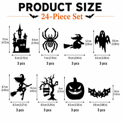 🎃Halloween LED Silhouette Wall Light Stickers