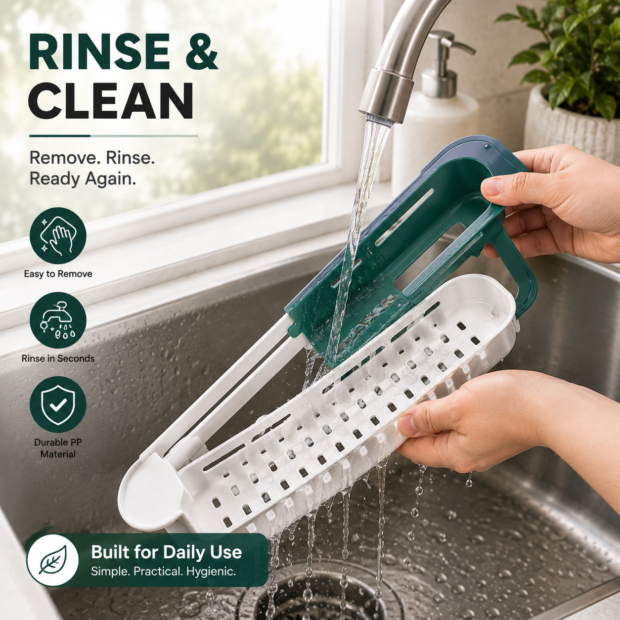 🔥Hot Sale🔥Updated Telescopic Sink Storage Rack