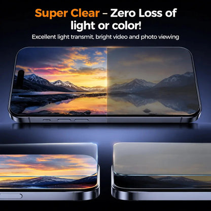 📱 PandaShield 2-Pack iPhone Screen Protectors – Privacy & HD Tempered Glass