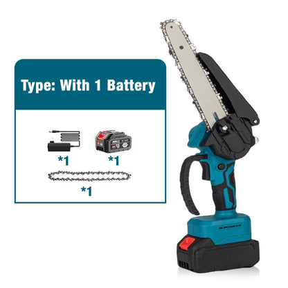 ⚡ 6-Inch Cordless Mini Chainsaw – Cut Faster, Work Easier