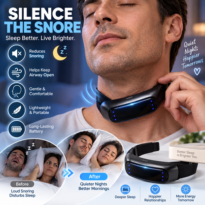 Bvuyomi™ Neck Wearable – Simple Bedtime Snoring Support