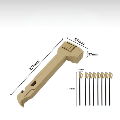 🔨2-in-1 Tent Stake Hammer with 8 Stakes