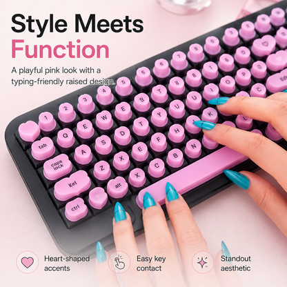 💅 Long Nail Keyboard Key Toppers – Cute Raised Silicone Typing Accessories