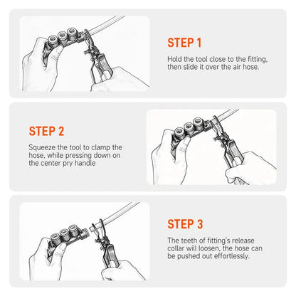 🛠Heavy Duty Push-to-Connect Air Hose Connector Remover Pliers🔧