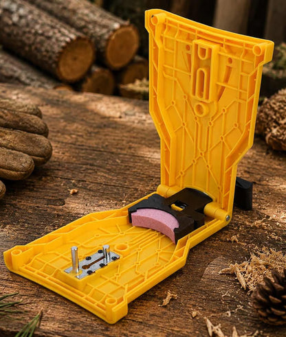 🔥 Last Day 50% OFF | Portable Chainsaw Sharpener with Bonus Whetstone | Fast On-Saw Sharpening Tool