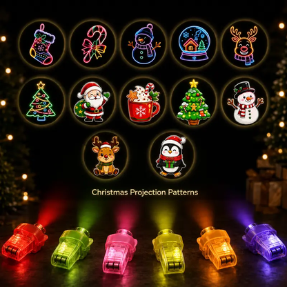 🎃 Halloween LED Projector Rings | Spooky Light-Up Party Favors for Kids