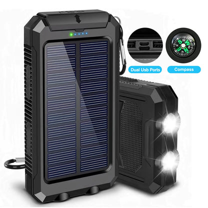 ⚡ SPECIAL OFFER | 30000mAh Solar Power Bank – High-Capacity Portable Charger for Outdoor Use