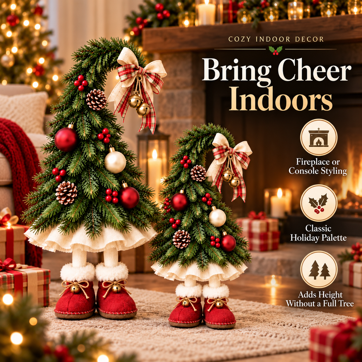 🎄Whimsical Christmas Elf Tree Decor