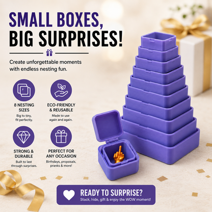 🎁 Multi-Layer Nesting Surprise Gift Box